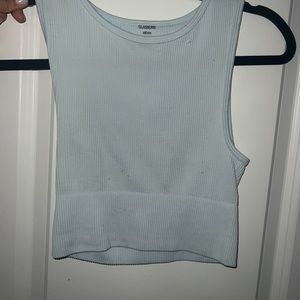 High neck crop top